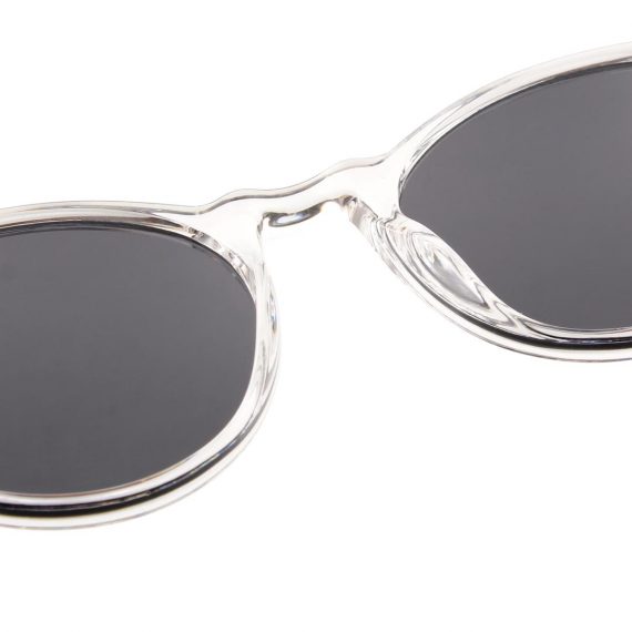 A.Kjaerbede zonnebril model MARVIN kristal transparant met grijze glazen AKsunnies bril sunglasses