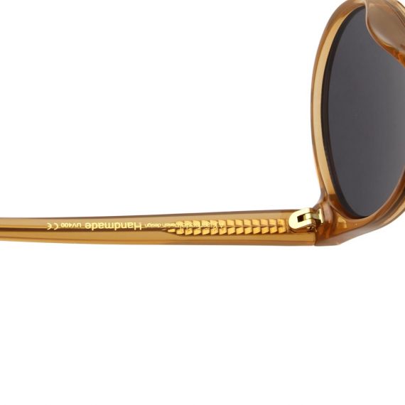 A.Kjaerbede zonnebril model MARVIN licht bruin met grijze glazen AKsunnies bril sunglasses