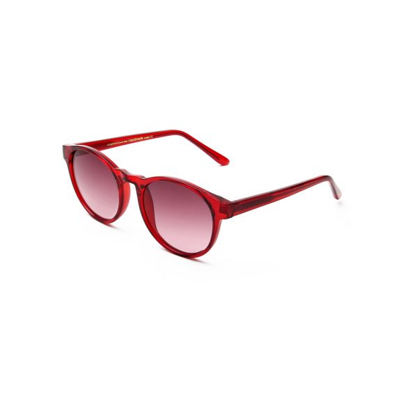 A.Kjaerbede zonnebril model MARVIN rood met rode glazen AKsunnies bril sunglasses