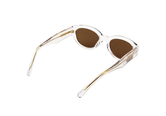 A.Kjaerbede zonnebril model WINNIE kristal transparant met bronze glazen AKsunnies bril sunglasses