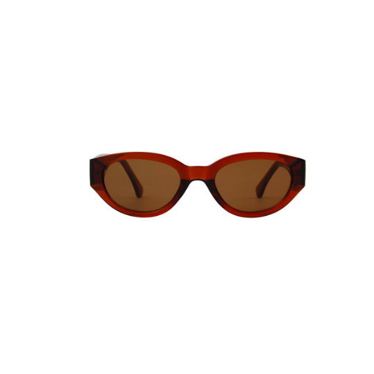 A.Kjaerbede zonnebril model WINNIE bruin met bruine glazen AKsunnies bril sunglasses