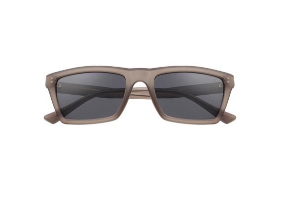 A.Kjaerbede zonnebril model CLAY kleur mat grijs met grijze glazen AKsunnies bril