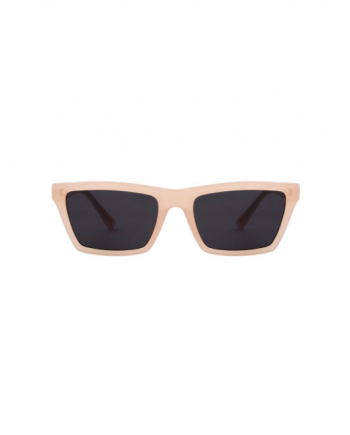 A.Kjaerbede unisex zonnebril model CLAY kleur roze met grijze glazen AKsunnies bril
