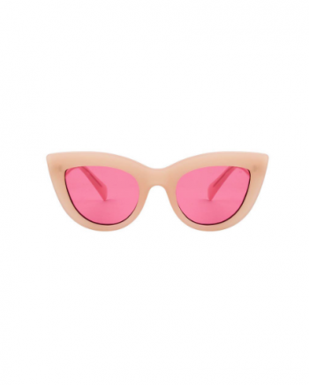 A.Kjaerbede zonnebril model Stella perzik met roze glazen AKsunnies bril sunglasses