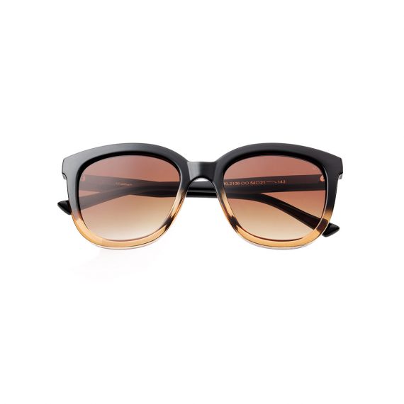 A.Kjaerbede zonnebril model BILLY kleur blackbrown met bronze glazen AKsunnies bril sunglasses Akjaerbede eyewear