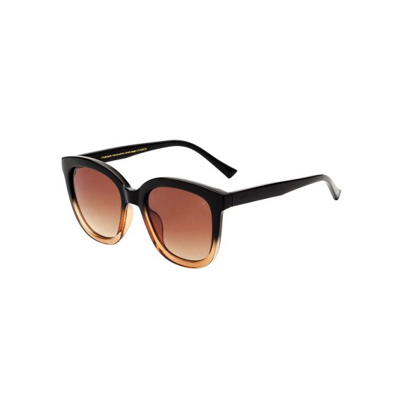A.Kjaerbede zonnebril model BILLY kleur blackbrown met bronze glazen AKsunnies bril sunglasses Akjaerbede eyewear