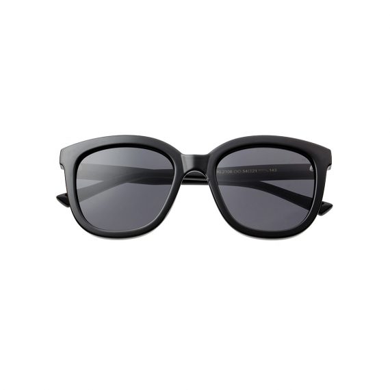 A.Kjaerbede zonnebril model BILLY kleur zwart met grijze glazen AKsunnies bril sunglasses Akjaerbede eyewear