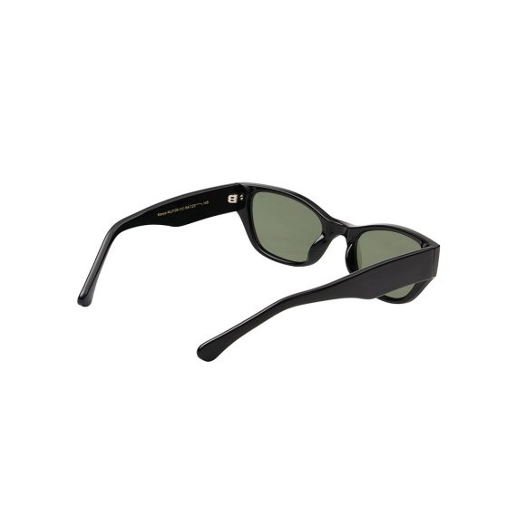 A.Kjaerbede zonnebril model KANYE kleur zwart met groene glazen AKsunnies bril sunglasses Akjaerbede eyewear