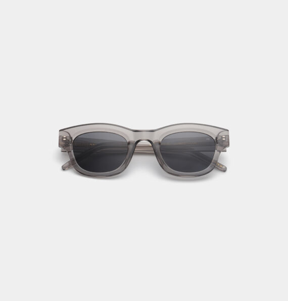 A.Kjaerbede zonnebril model LANE kleur grijs transparant met grijze glazen AKsunnies bril sunglasses eyewear