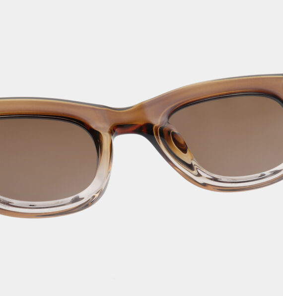 A.Kjaerbede zonnebril model LANE kleur smoke champagne met bronze glazen AKsunnies bril sunglasses eyewear