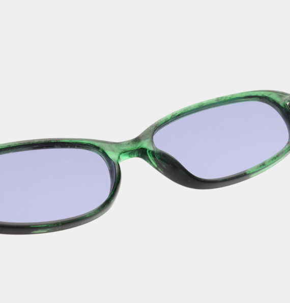A.Kjaerbede zonnebril model MACY kleur groen met paarse glazen AKsunnies bril sunglasses eyewear