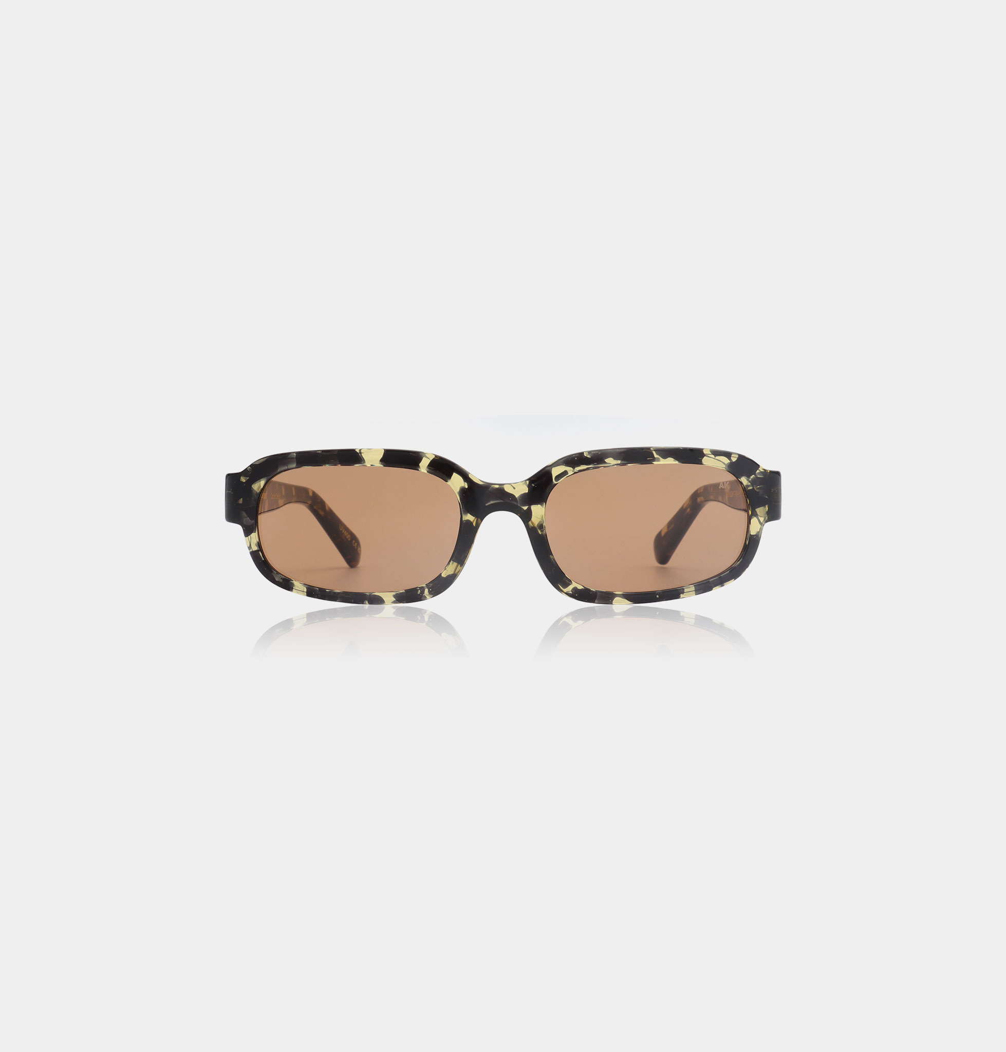 A.Kjaerbede zonnebril model WILL zwart geel met bronze glazen AKsunnies bril sunglasses eyewear