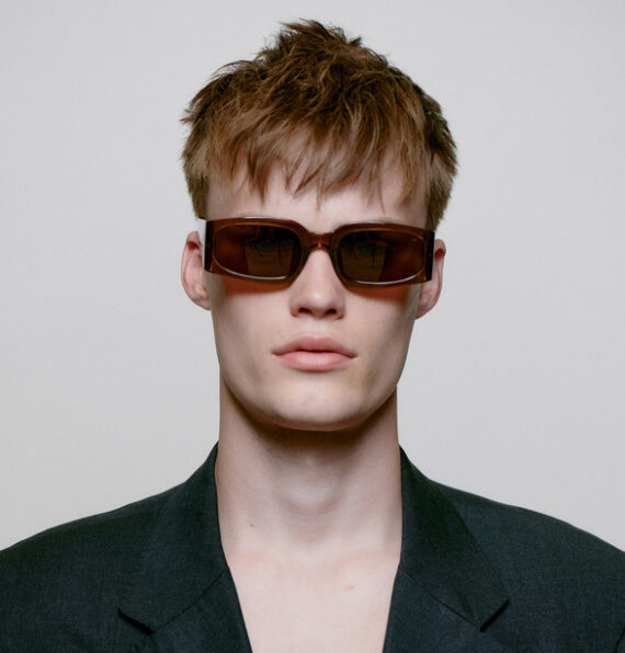 A.Kjaerbede zonnebril model ALEX kleur BRUIN met BRONZE glazen AKsunnies bril sunglasses eyewear
