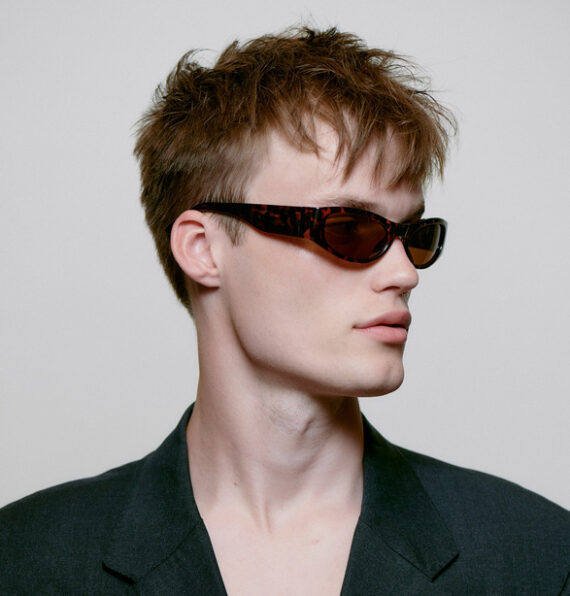 A.Kjaerbede zonnebril model GUST kleur TORTOISE met BRONZE glazen AKsunnies bril sunglasses eyewear