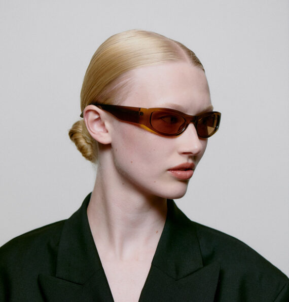 A.Kjaerbede zonnebril model GUST kleur BRUIN met BRONZE glazen AKsunnies bril sunglasses eyewear
